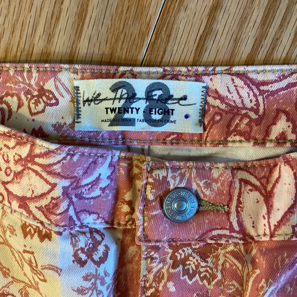 Free People Youthquake Floral Flare Jeans - Picture 5 of 6